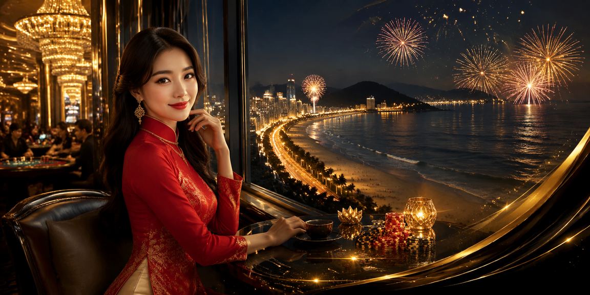 Người dùng tại Vũng Tàu xem và đặt cược bóng đá trực tuyến với trang phục áo dài truyền thống