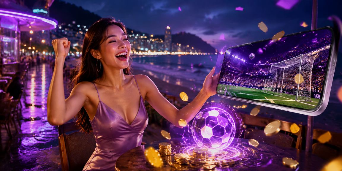 Người dùng tại Vũng Tàu đặt cược bóng đá trực tuyến qua điện thoại bên ly cà phê buổi sáng